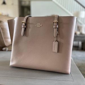 Taupe Coach Tote
